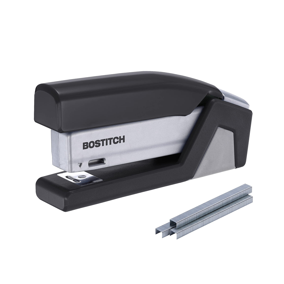 Bostitch Office InCourage Spring-Powered Compact Stapler, 3-in-1, Plastic, Half Strip, 20 Sheet Capacity, BCA Pink (1588)