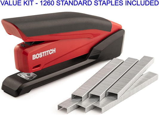 Bostitch Stapler - InPower, One Touch Heavy Duty Red Office Stapler