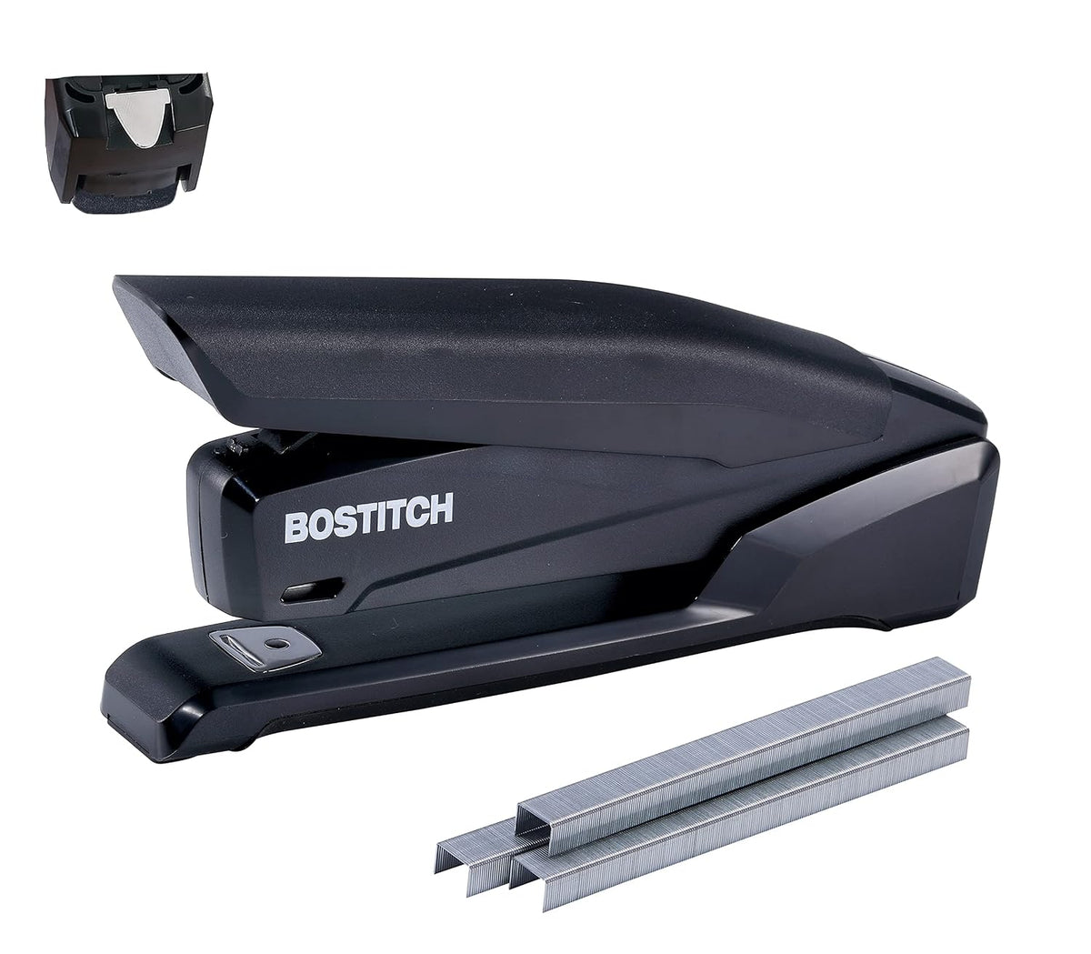 Bostitch Executive 3 in 1 Stapler, 20 Sheet, Staple Remover, Black