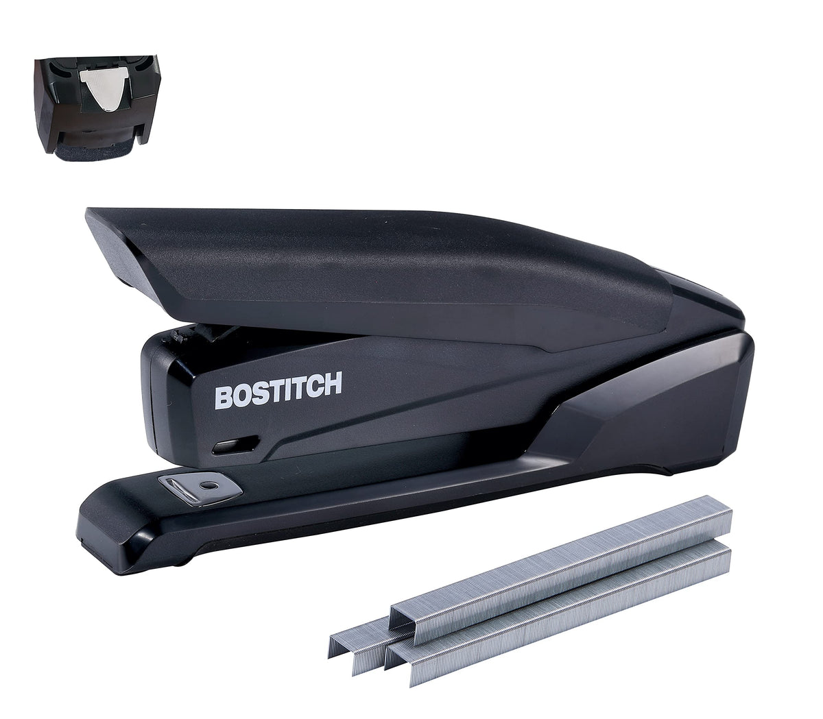 Bostitch Executive 3 in 1 Stapler, 20 Sheet, Staple Remover, Navy Blue