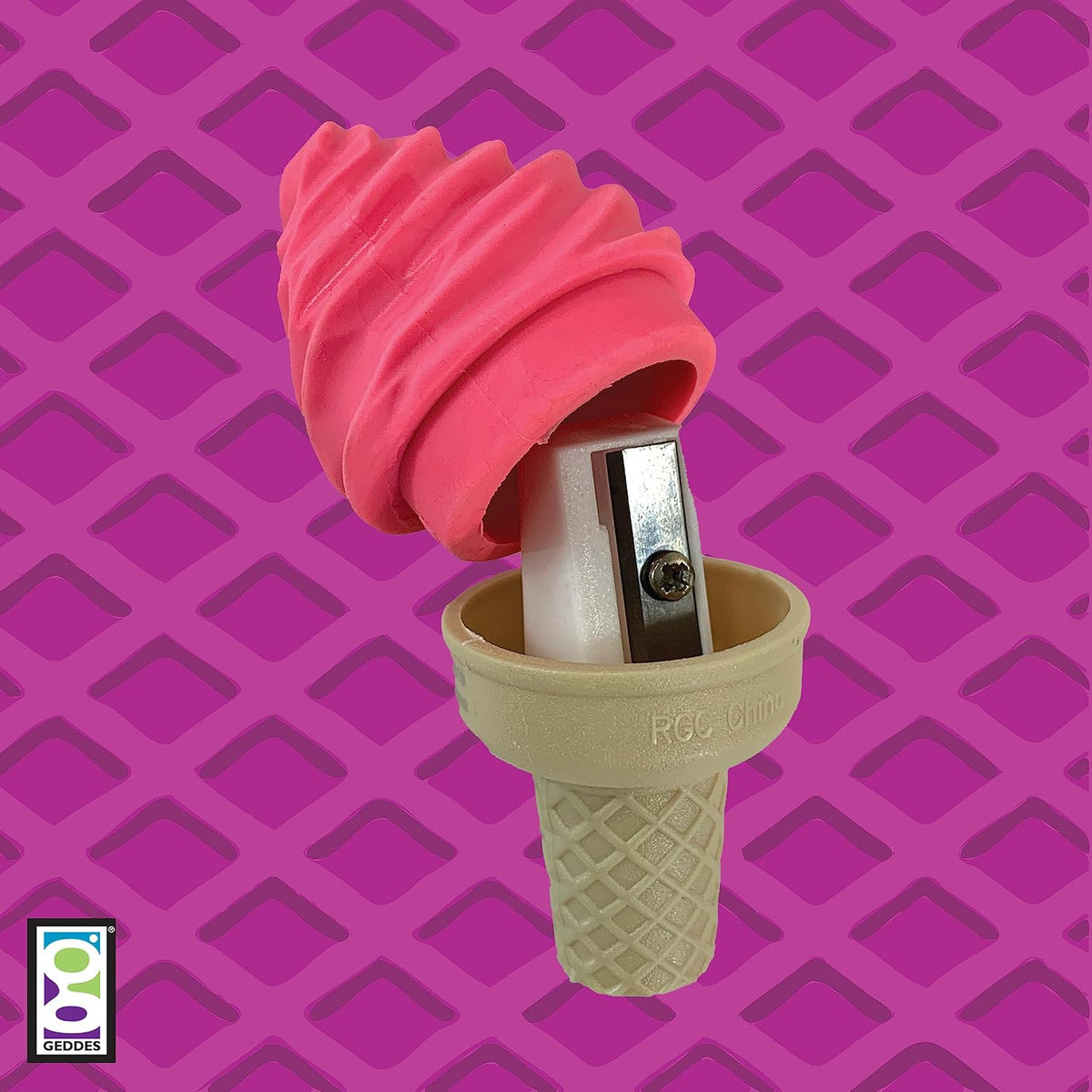 Raymond Geddes Ice Cream Shoppe Scented Erasers For Kids & Sharpener (Pack of 24)