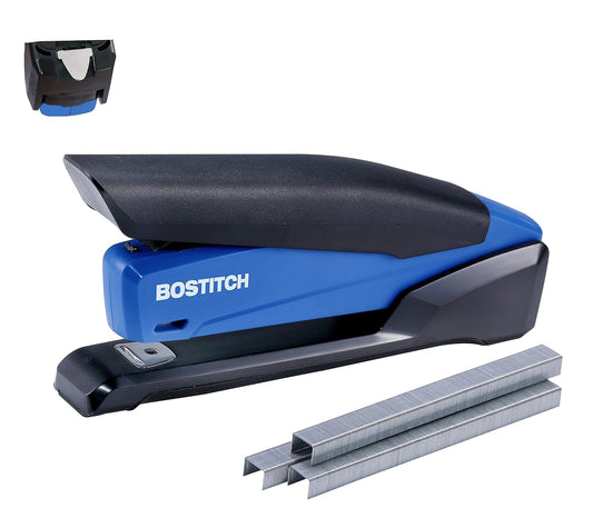 Bostitch Executive 3 in 1 Stapler, 20 Sheet, Staple Remover, Navy Blue