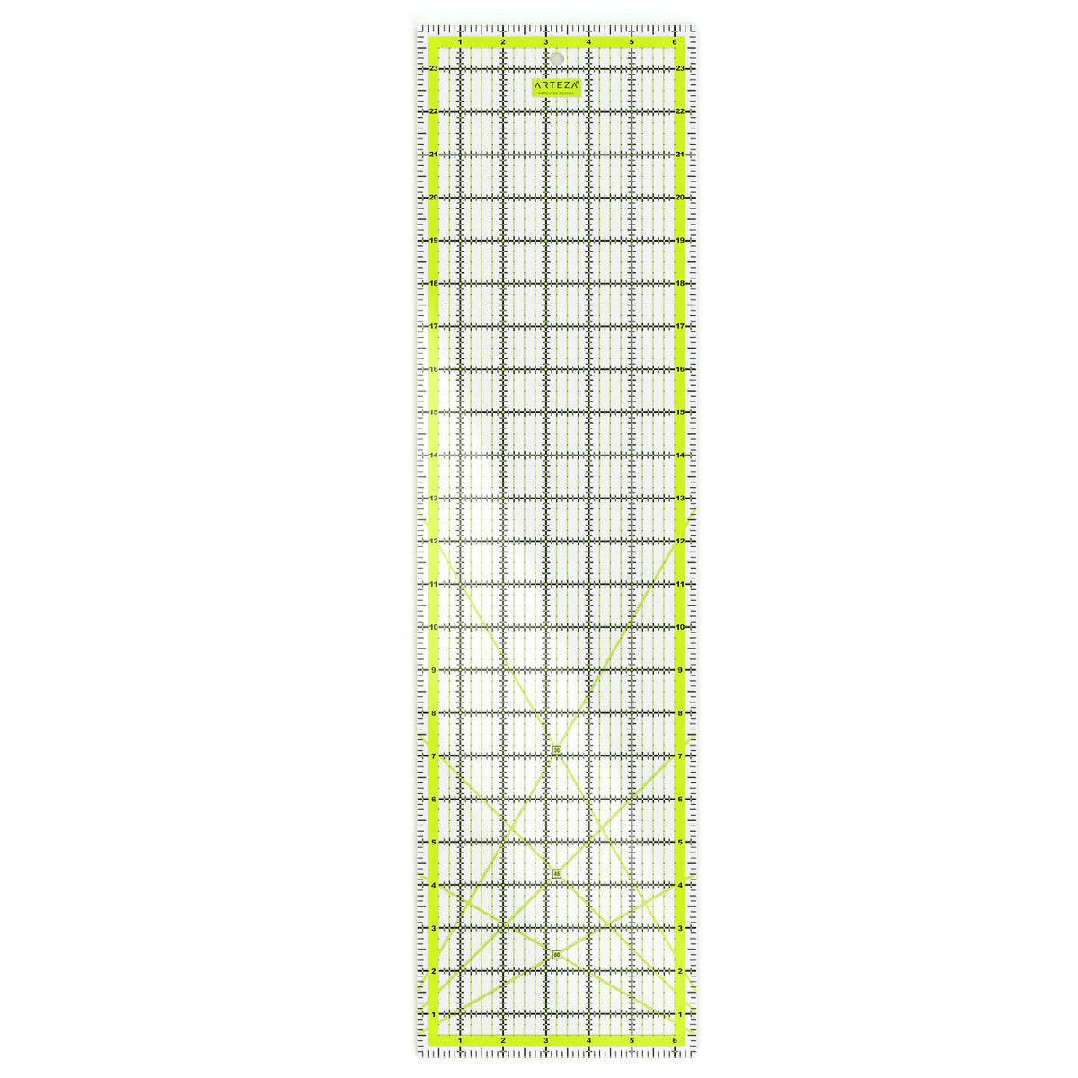 ARTEZA Acrylic Quilting Rulers, Set of 4 for Sewing and Fabric Cutting