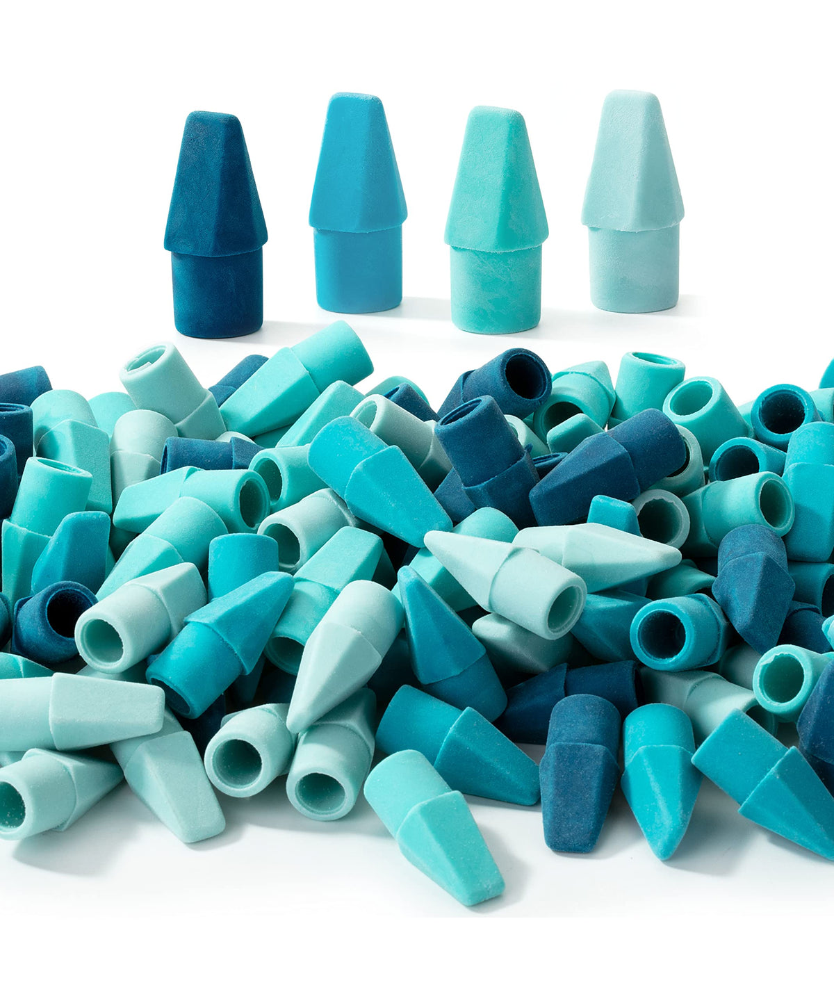 Mr. Pen-Bulk Pencil Top Erasers, 1000 Pack, Colorful, Latex-Free