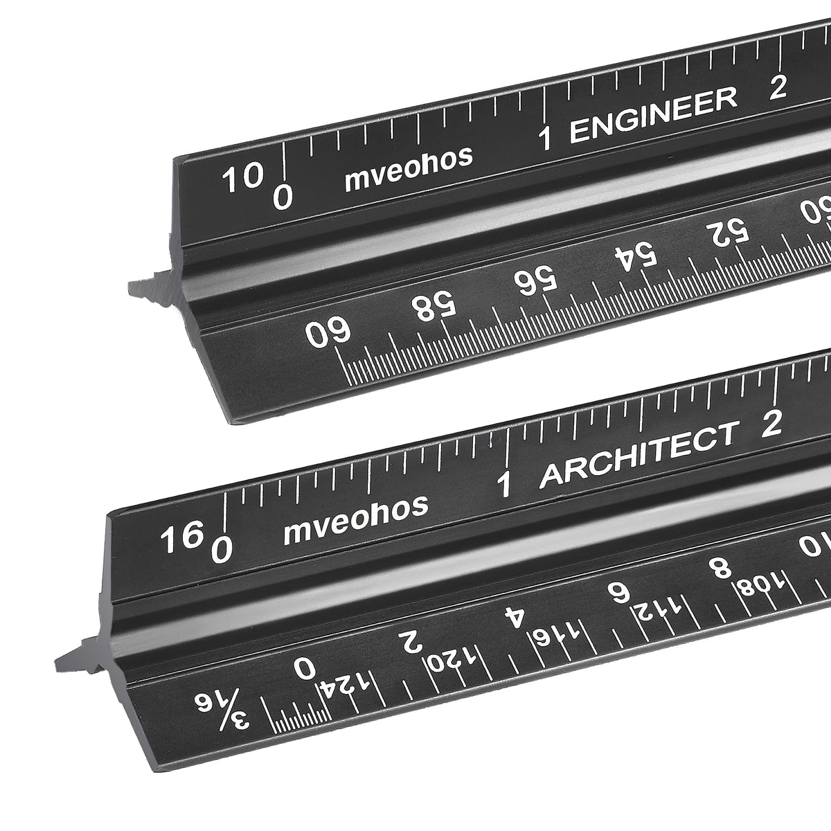 Architectural&Engineering Triangular Scale Ruler with Stainless Steel Ruler