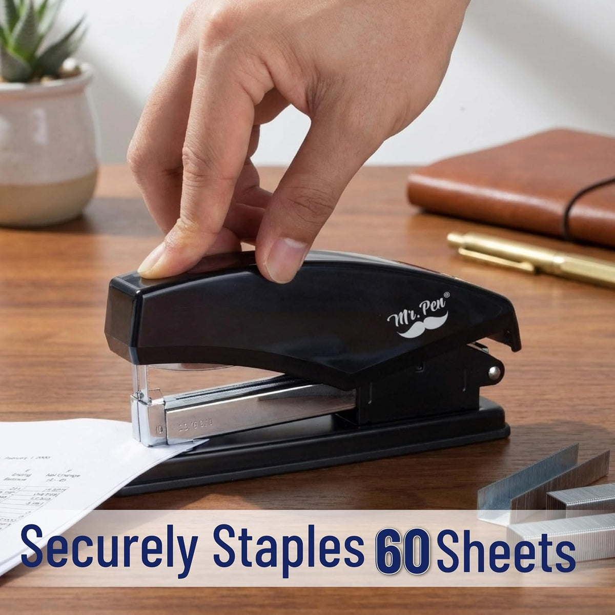 Mr. Pen- Heavy Duty Stapler with Staples, 3600 Staples 3/8"