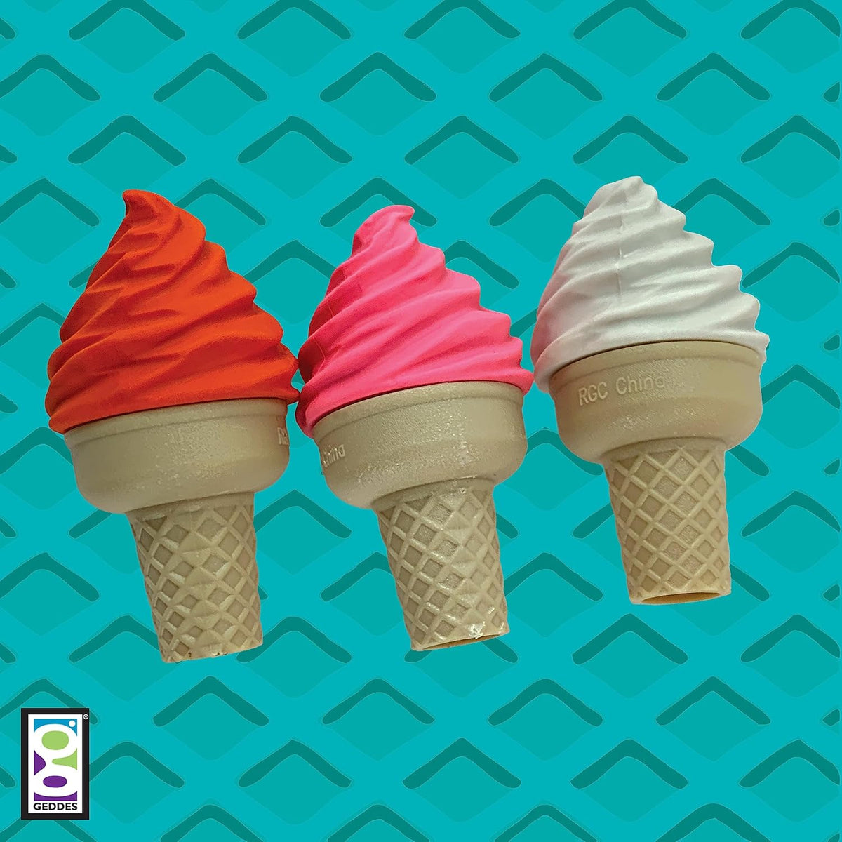 Raymond Geddes Ice Cream Shoppe Scented Erasers For Kids & Sharpener (Pack of 24)