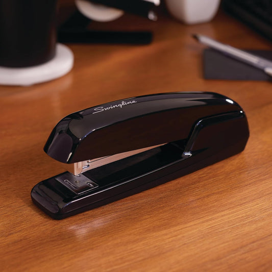 Swingline Stapler, Office Desk Stapler, 20 Sheet Paper Capacity, Durable, Heavy Duty Stapler for Office Desktop or Home Office Supplies, Black (64601)