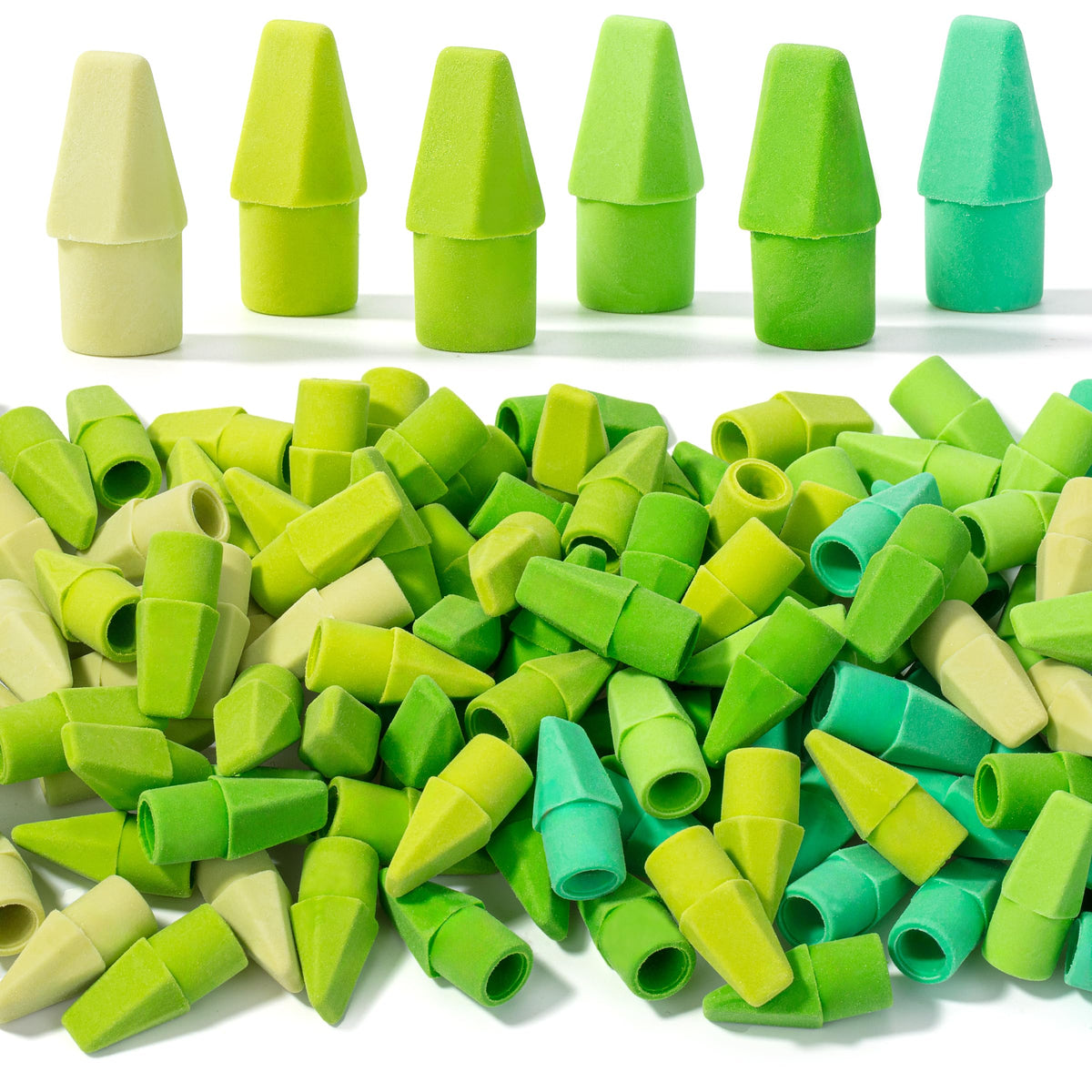 Mr. Pen- Pencil Erasers Toppers, 500 Pack, Vibrant Colors