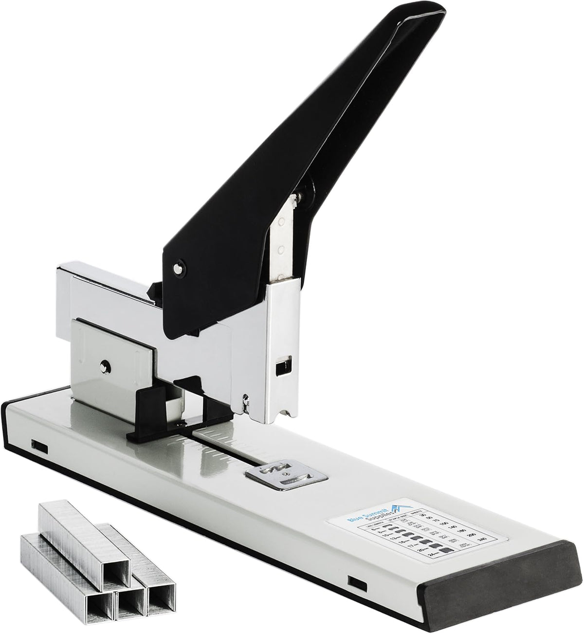 Blue Summit Supplies Heavy Duty Stapler, 200 Sheet Capacity, 2000 Staples