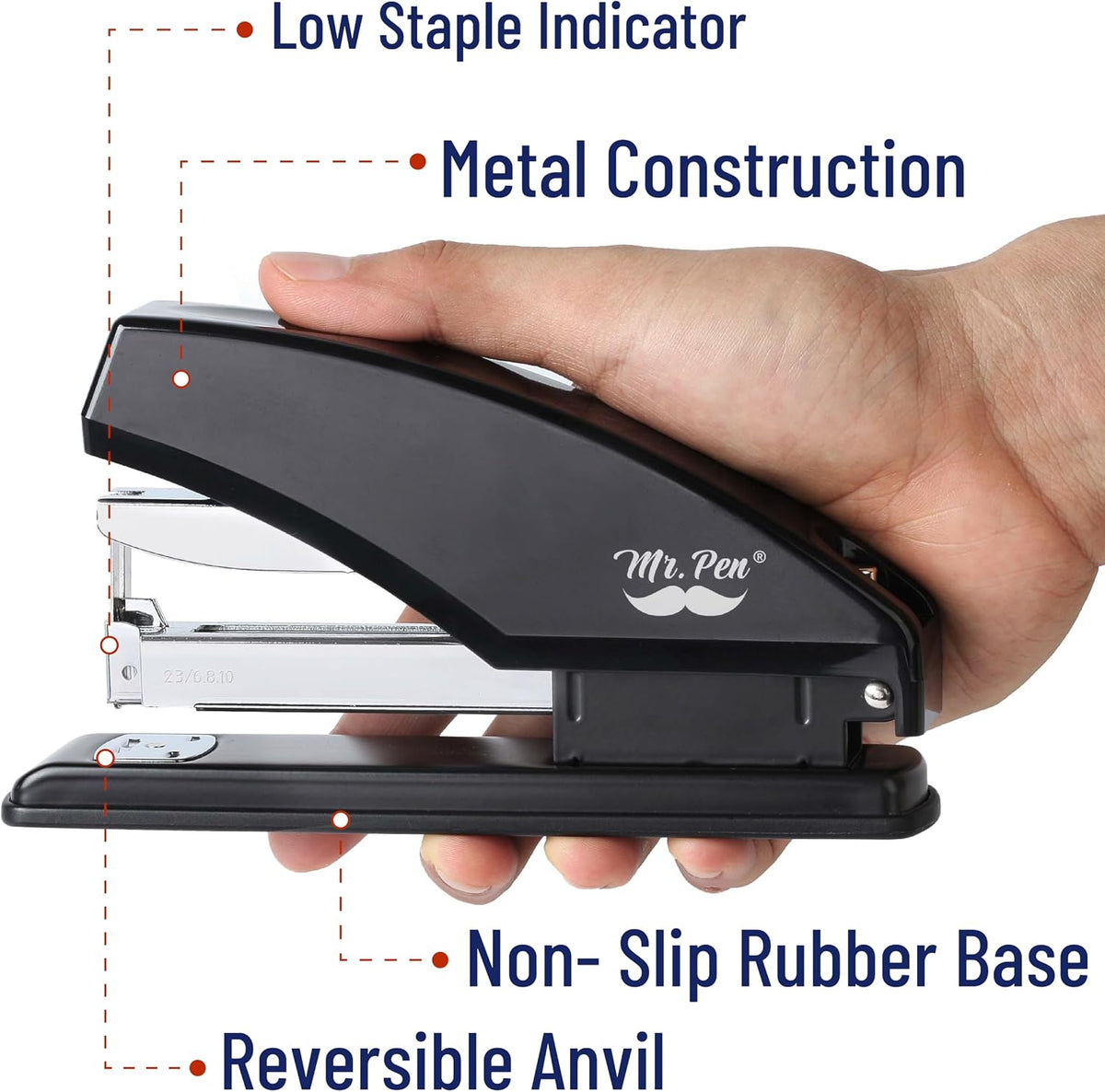 Mr. Pen- Heavy Duty Stapler with Staples, 3600 Staples 3/8"